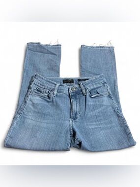 Banana Republic Light Wash mid rise Cropped Ankle Jeans Sz 26 Casual Jeans